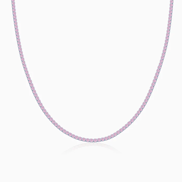 Silver Aura Catch Necklace