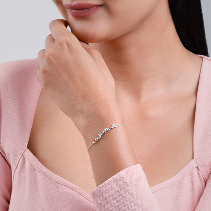 Silver Colourful Shine Bracelet - Image 3