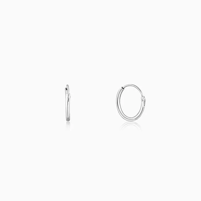 Silver Colourful Unicorn Kids Hoop Earrings (4-12 yrs) - Image 4