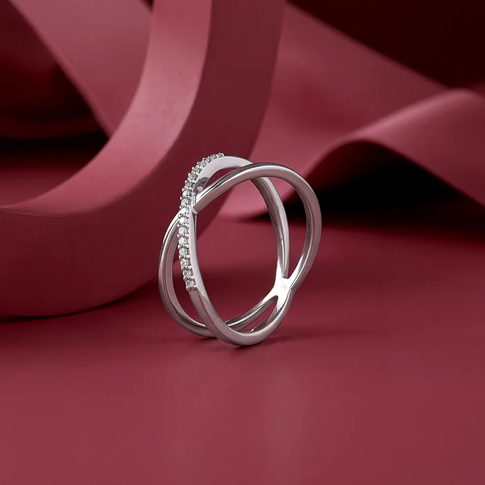 Silver Crosslight Ring (Size 12) - Image 2