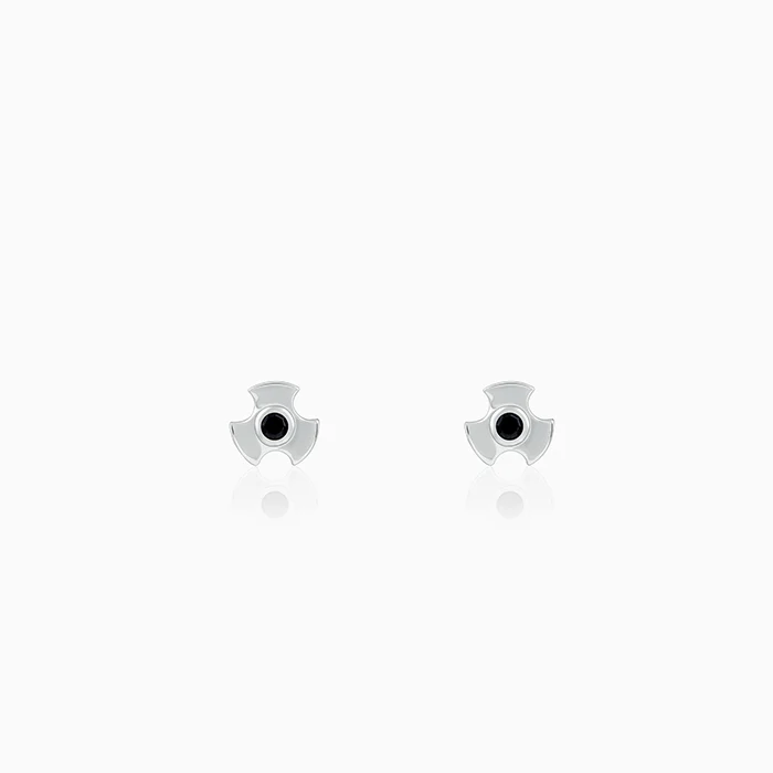 Silver Dark Polaris Stud For Him - Image 2