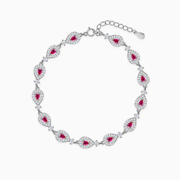 Silver Dawn Drop Bracelet