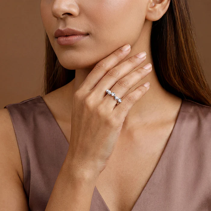 Silver Dorothy Pearl Ring (Size 12) - Image 3