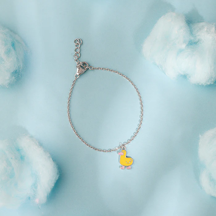 Silver Duckling Kids Bracelet (2 - 8 Years) - Image 2