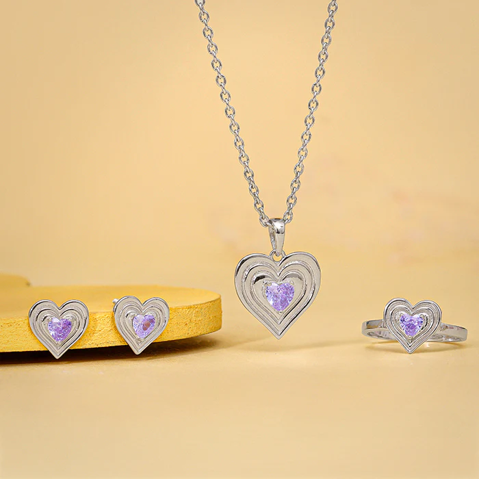 Silver Echo of Love Set of Three - Image 2