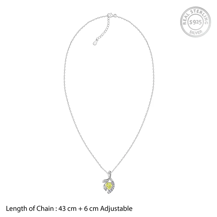 Silver At Last Pendant With Link Chain - Image 5