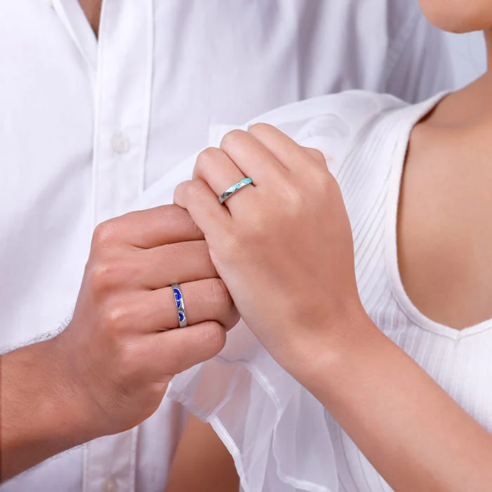 Silver Ecstasy Couple Bands - Image 3