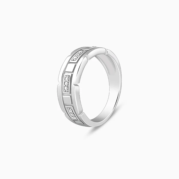Silver Empire Edge Ring For Him - Image 4