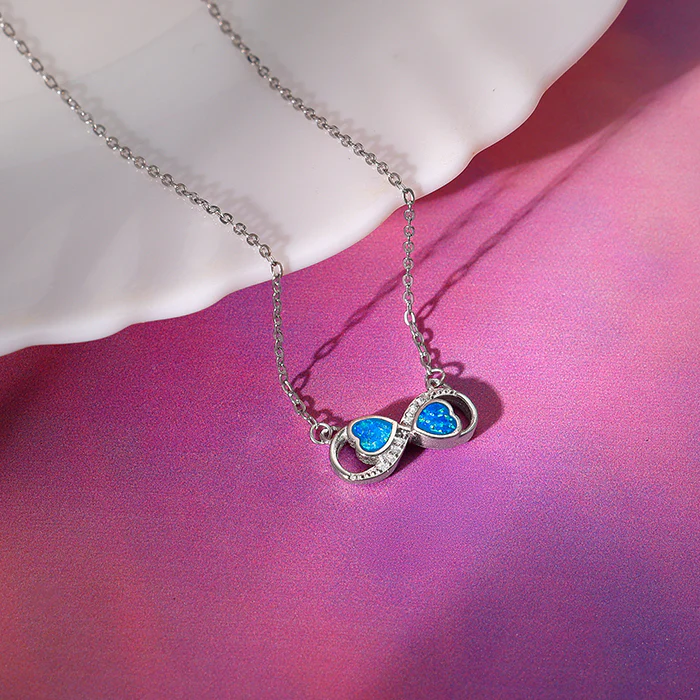 Silver Endless Embrace Necklace - Image 2