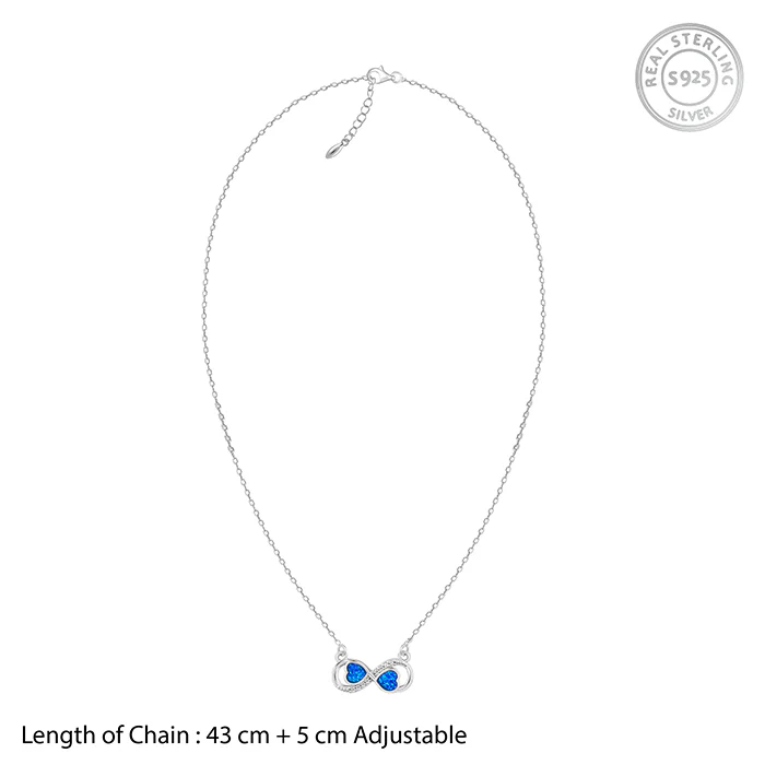 Silver Endless Embrace Necklace - Image 6