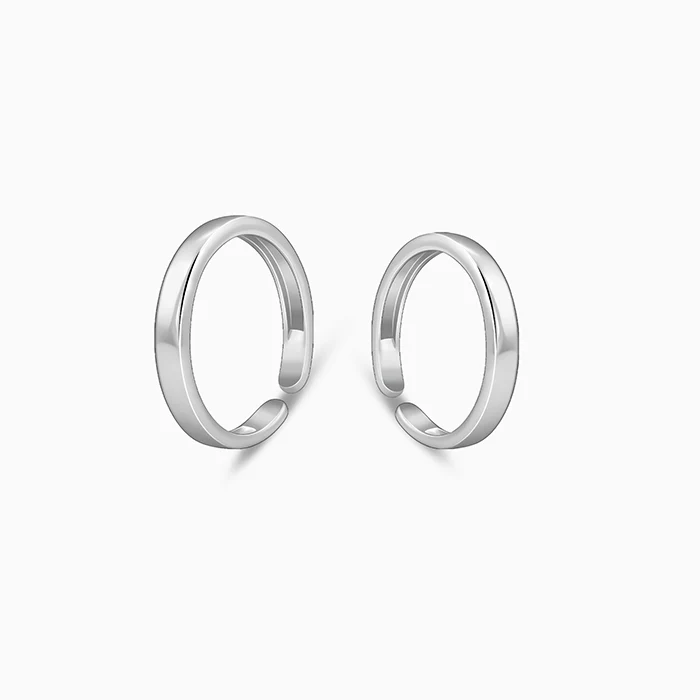 Silver Endless Us Couple Bands - Image 4