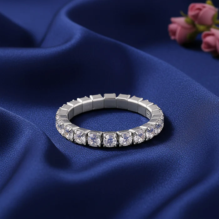 Silver Eternity Ring - Image 2