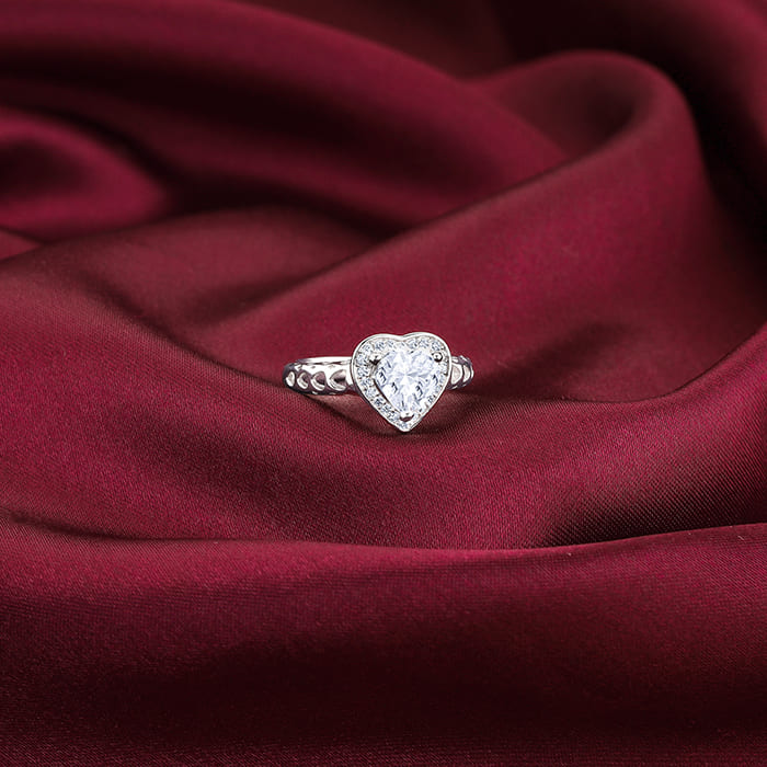 Silver Fall in Love Ring - Image 2