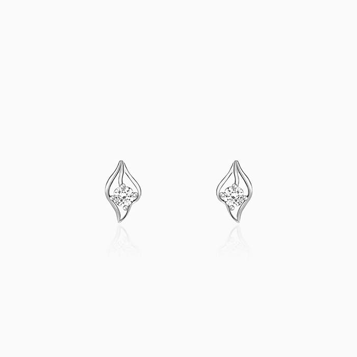 Silver Falling Dew Earrings - Image 2