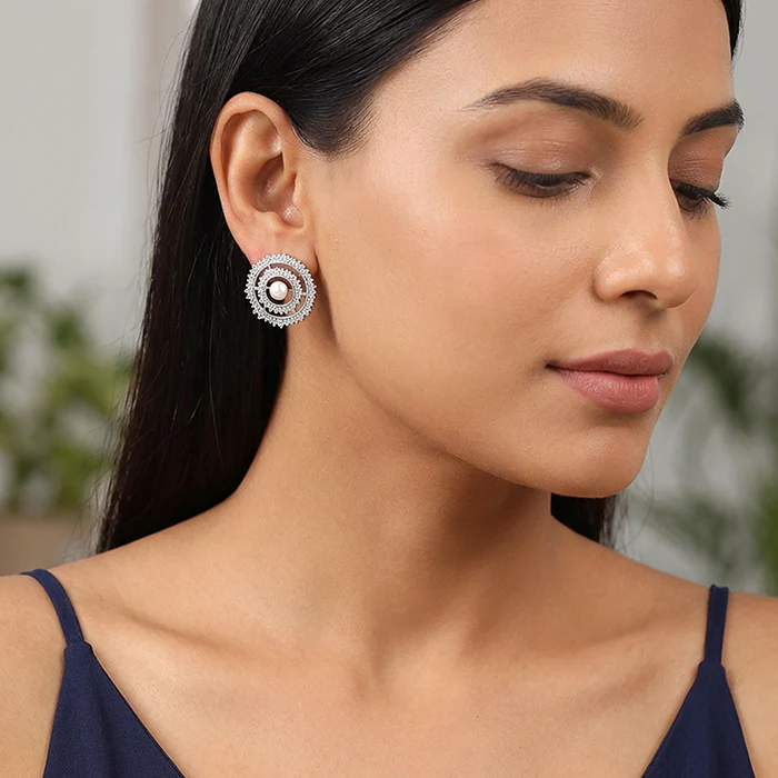 Silver Finesse Earrings - Image 2