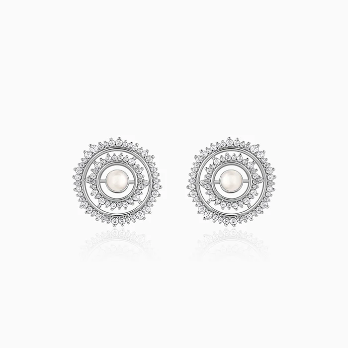 Silver Finesse Earrings - Image 3