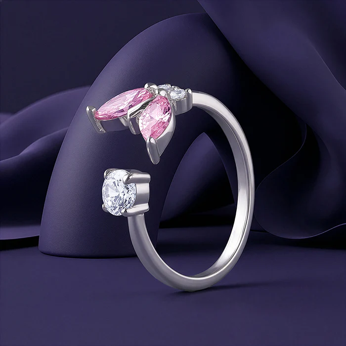 Silver Fish Tail Ring (Size 9) - Image 2