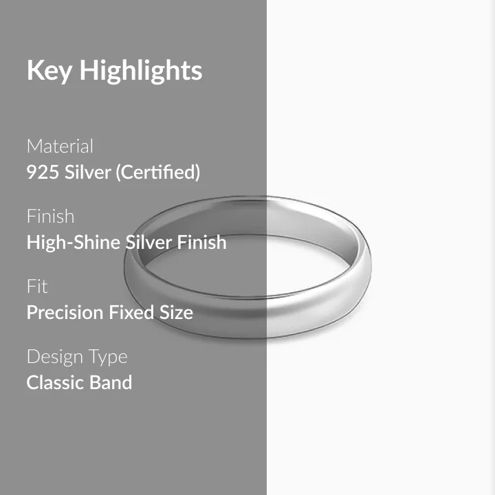 Silver Flawless Her Ring - Image 2