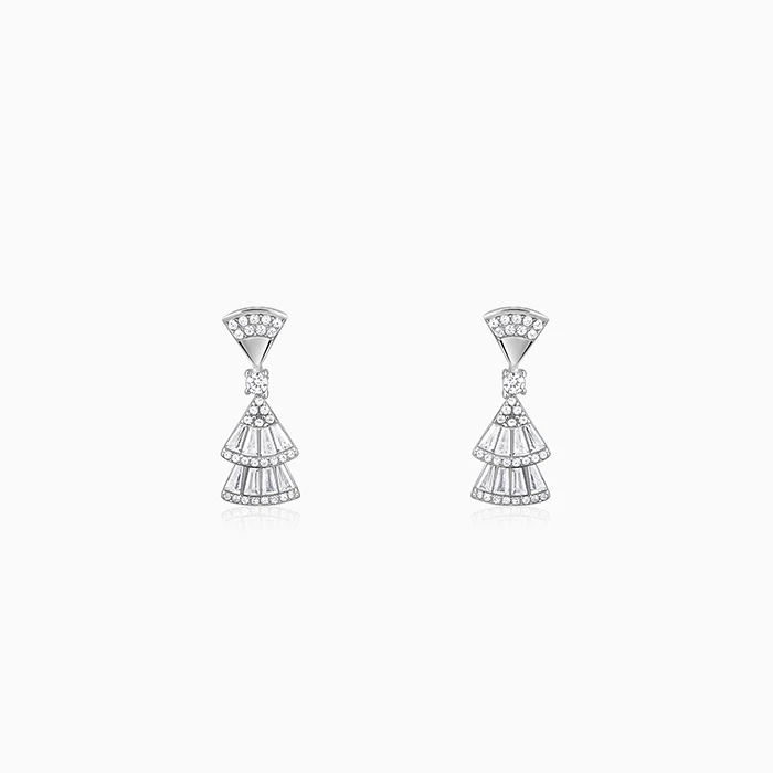 Silver Floraine Earrings