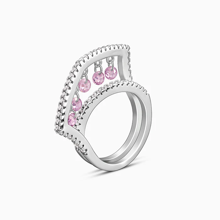 Silver Fused Charm Ring - Image 4