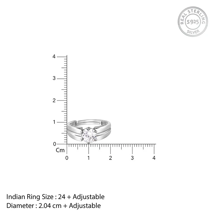 Silver Gallant Band For Him - Image 7