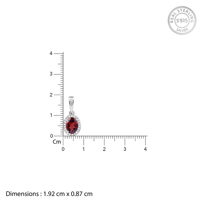 Silver Garnet Glimmer Set - Image 6