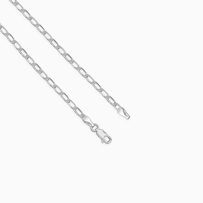Silver Gauge Wire Chain For Him - Image 4