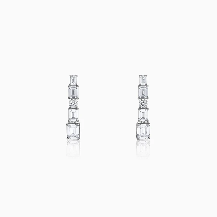 Silver Glam Earrings