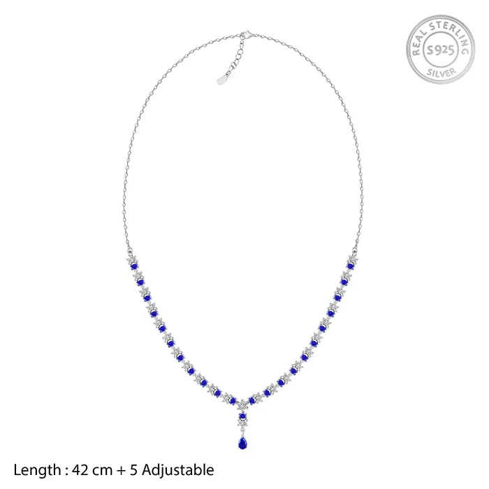 Silver Glamour In Colour Necklace - Image 4
