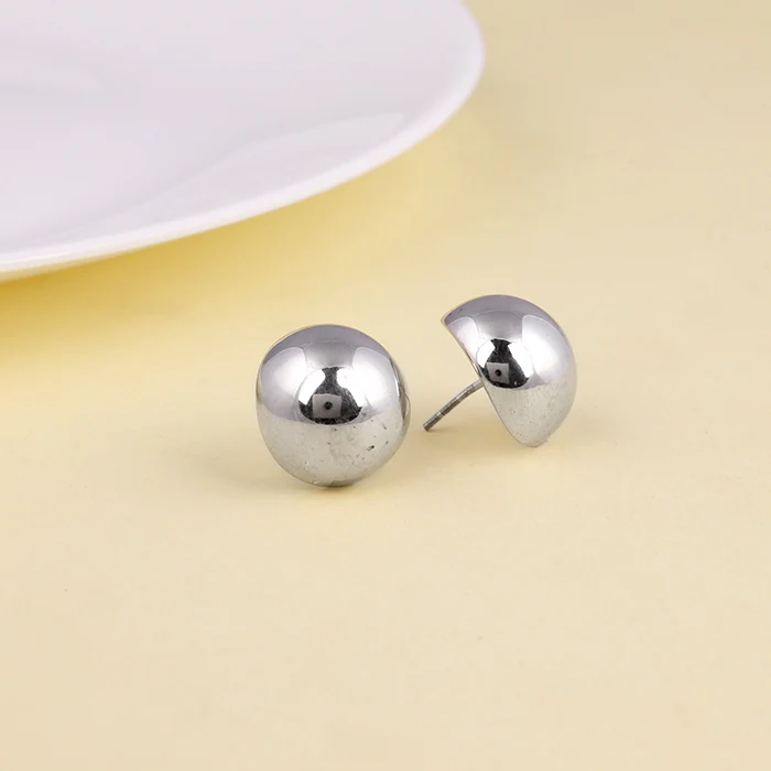 Silver Glow Power Earrings - Image 2