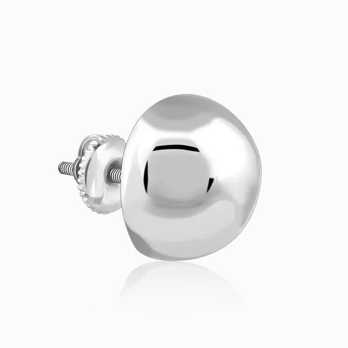 Silver Glow Power Earrings - Image 4