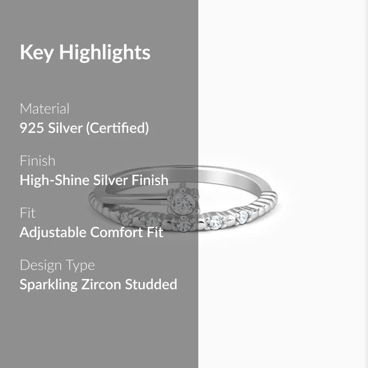 Silver Gratia Ring - Image 2