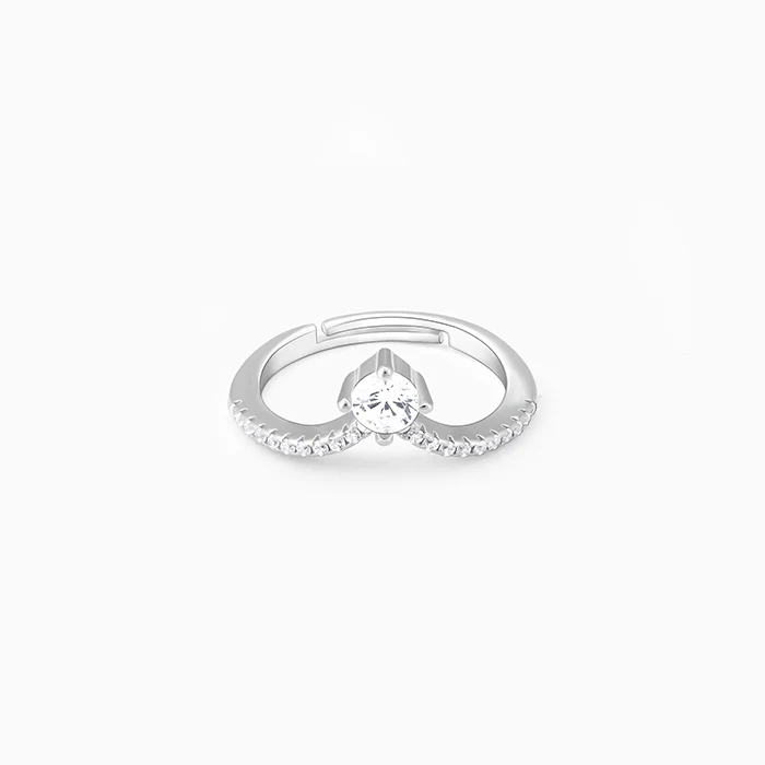 Silver Groovy Vanki Ring
