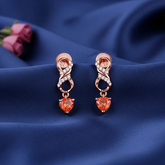 Rose Gold Choosing You Earrings - Image 2