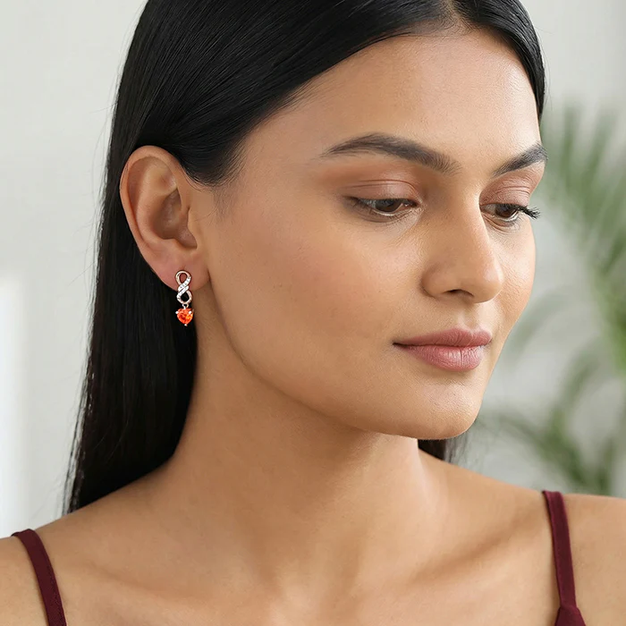 Rose Gold Choosing You Earrings - Image 3