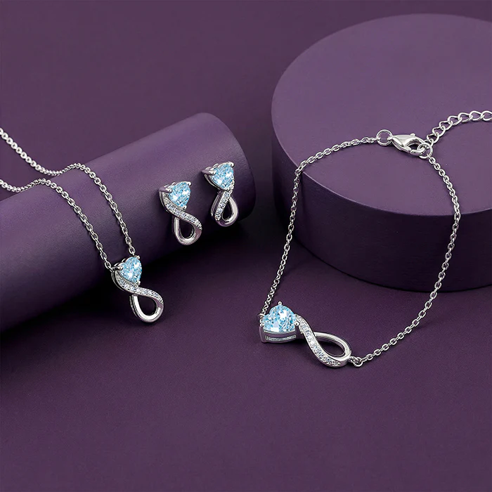 Silver Heart Everlasting Set of 3 - Image 2