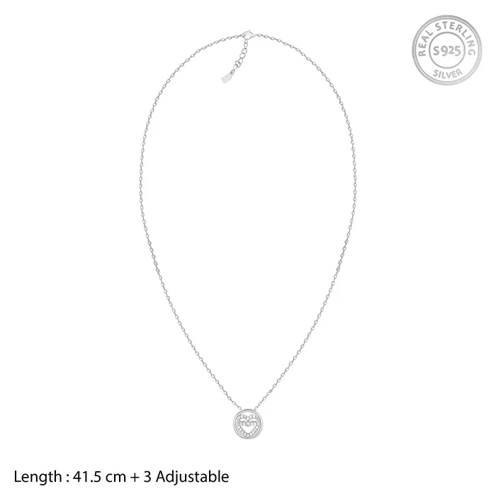 Silver Heart MOM Necklace - Image 5