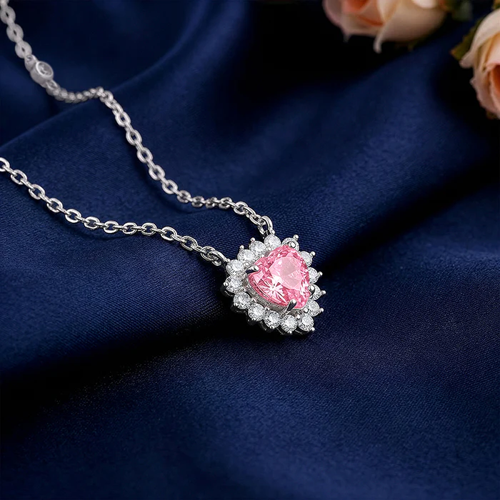 Silver Heart of Light Necklace - Image 2