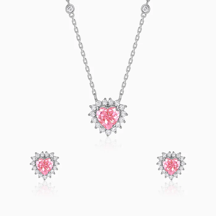 Silver Heart of Light Set