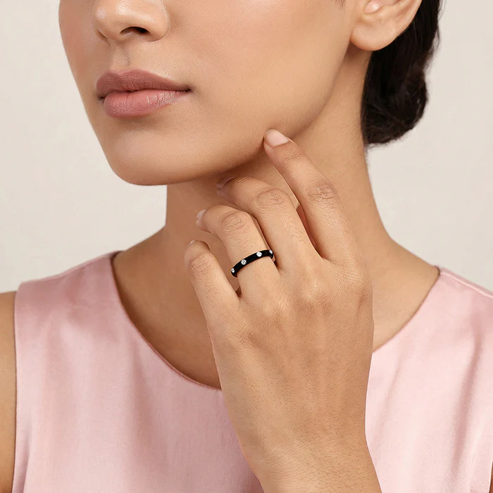 Silver Imperial Stack Rings - Image 5
