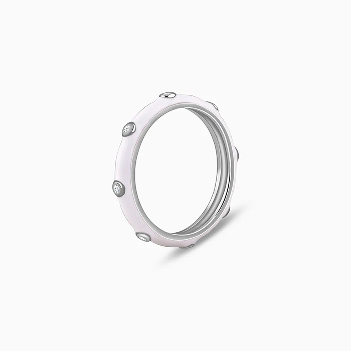 Silver Imperial Stack Rings - Image 7