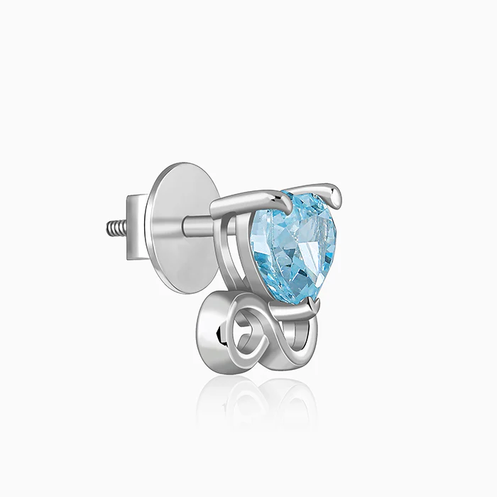 Silver Unending Love Studs - Image 4