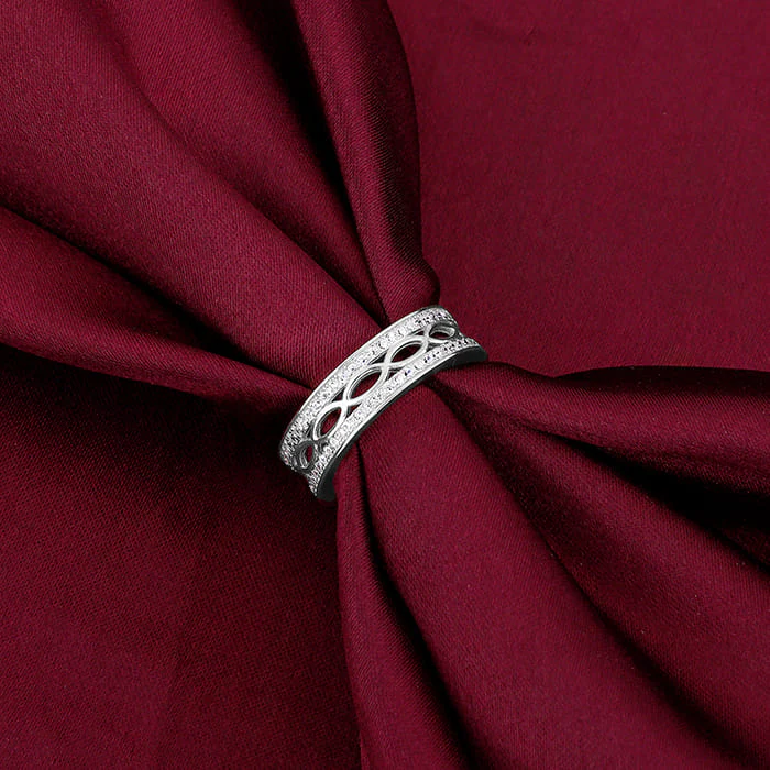 Silver Jali Ring - Image 2