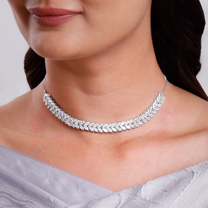 Silver Joan Choker Necklace - Image 3