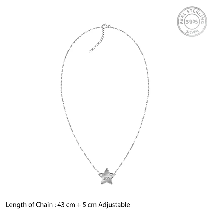 Silver Joy Star Necklace - Image 5