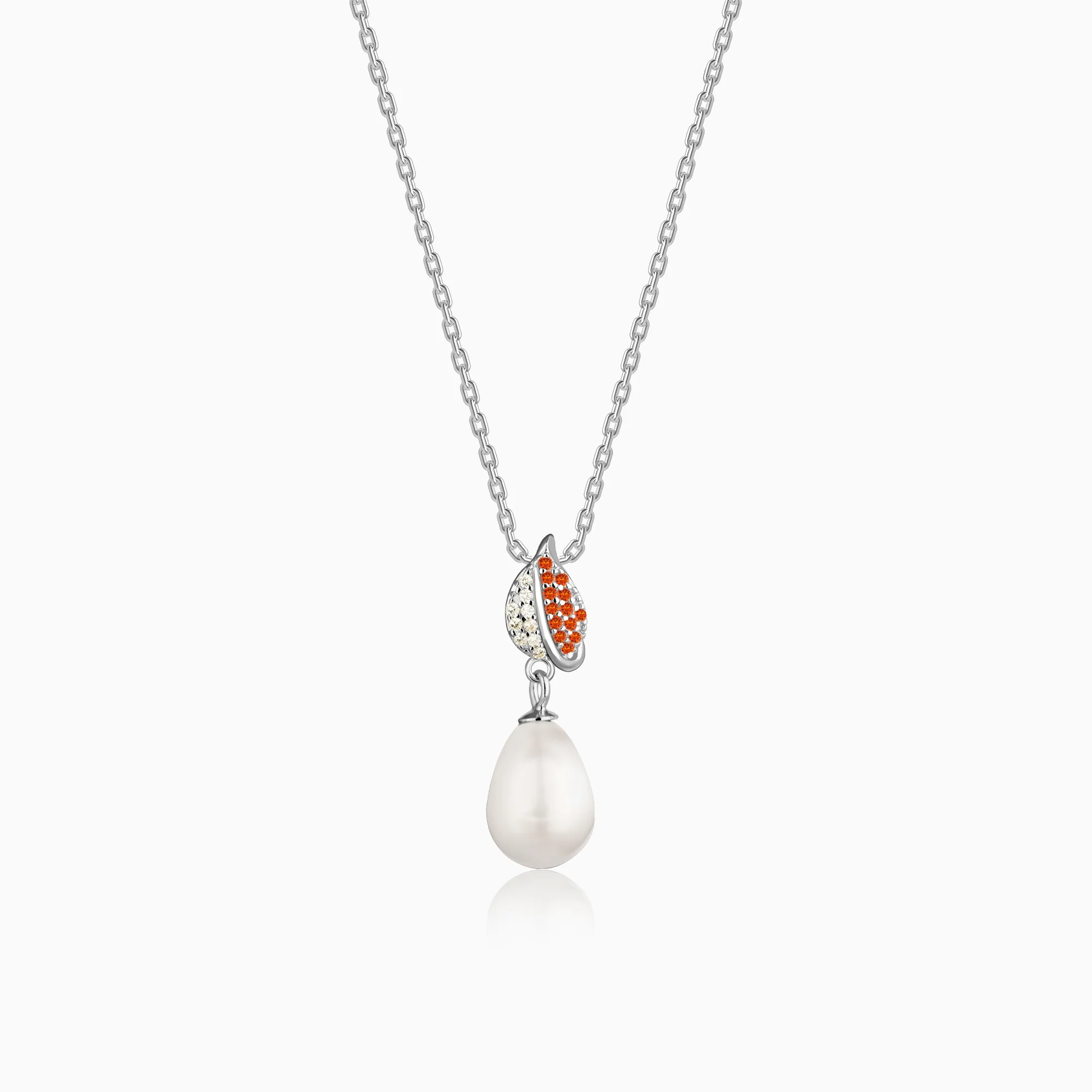 Silver Kalista Pendant With Link Chain