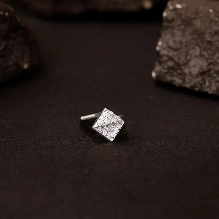 Silver Edifac Stud For Him - Image 3