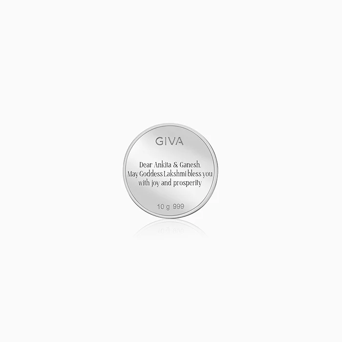 Silver Lakshmi Coin - (10g) - Image 3