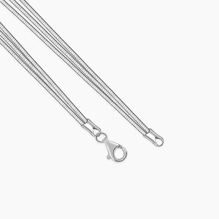 Silver Layered Hasli Necklace - Image 5