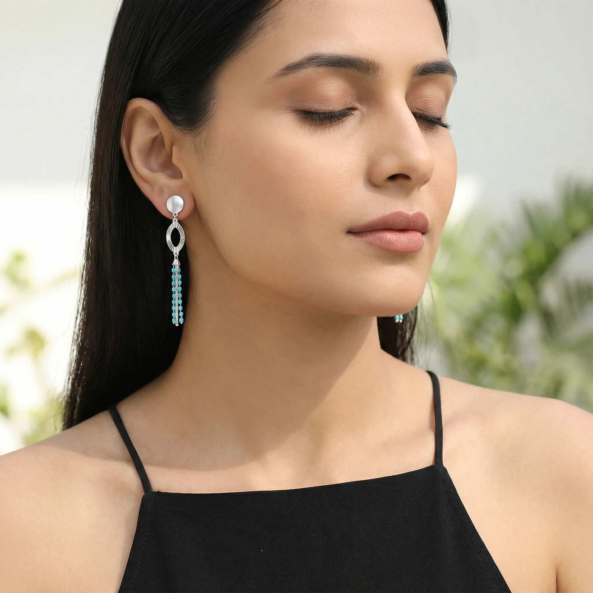 Silver Levitating Earrings - Image 2